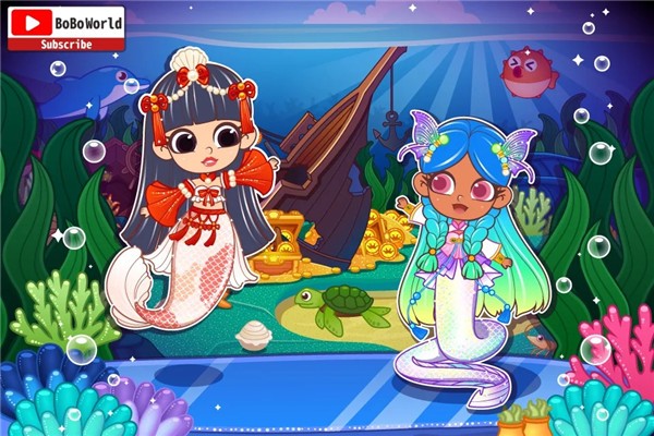 精彩截图-公孙离去布料正能量人民网世界美人鱼免费下载-公孙离去布料正能量人民网世界美人鱼游戏最新版(BoBo World: The Little Mermaid)下载 v1.4.3 安卓版4