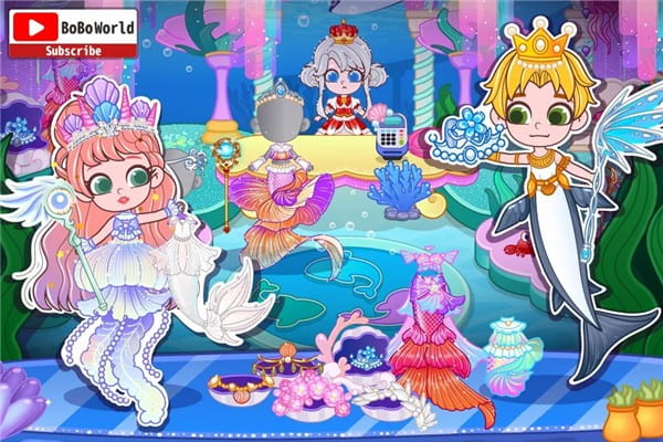 精彩截图-公孙离去布料正能量人民网世界美人鱼免费下载-公孙离去布料正能量人民网世界美人鱼游戏最新版(BoBo World: The Little Mermaid)下载 v1.4.3 安卓版3