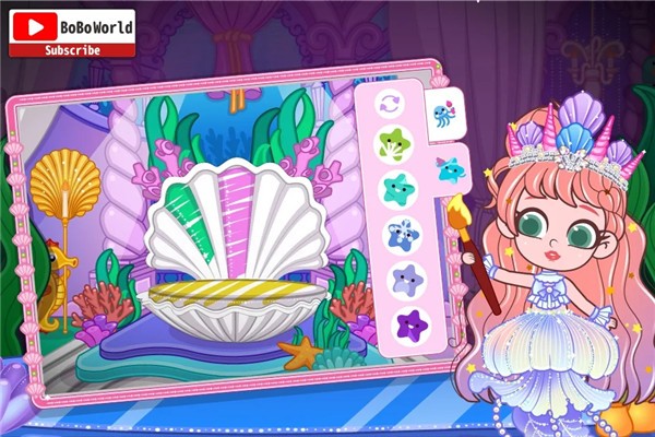 精彩截图-公孙离去布料正能量人民网世界美人鱼免费下载-公孙离去布料正能量人民网世界美人鱼游戏最新版(BoBo World: The Little Mermaid)下载 v1.4.3 安卓版1